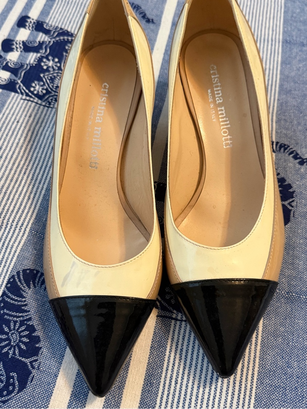 Cristina Millotti Italian Leather Pumps – Size 40